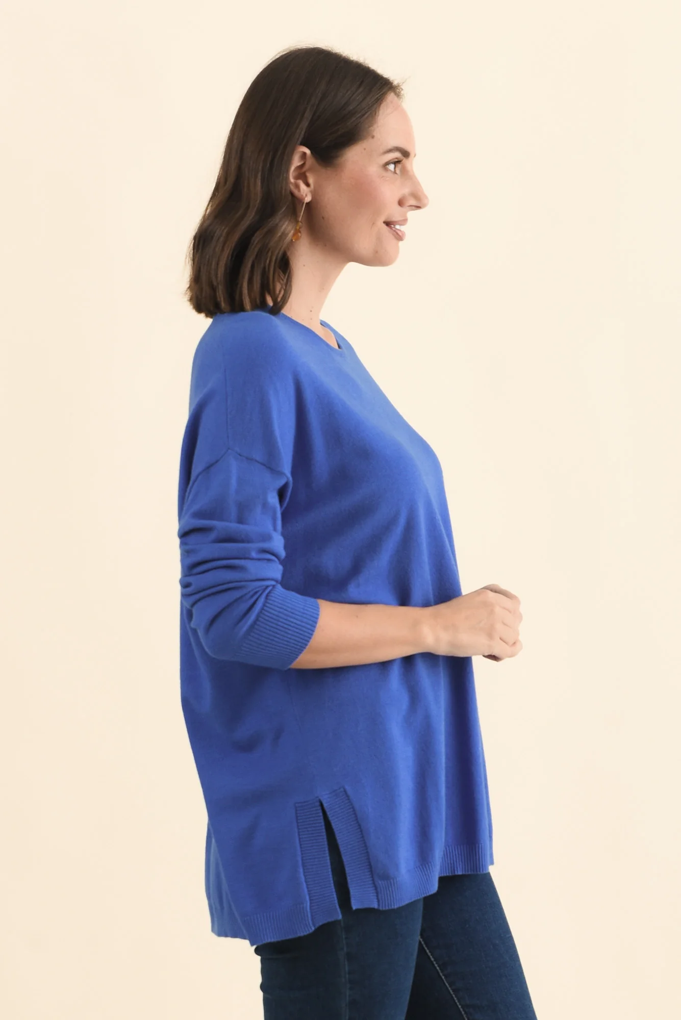 Tanner Cobalt Knit Jumper - Image 3