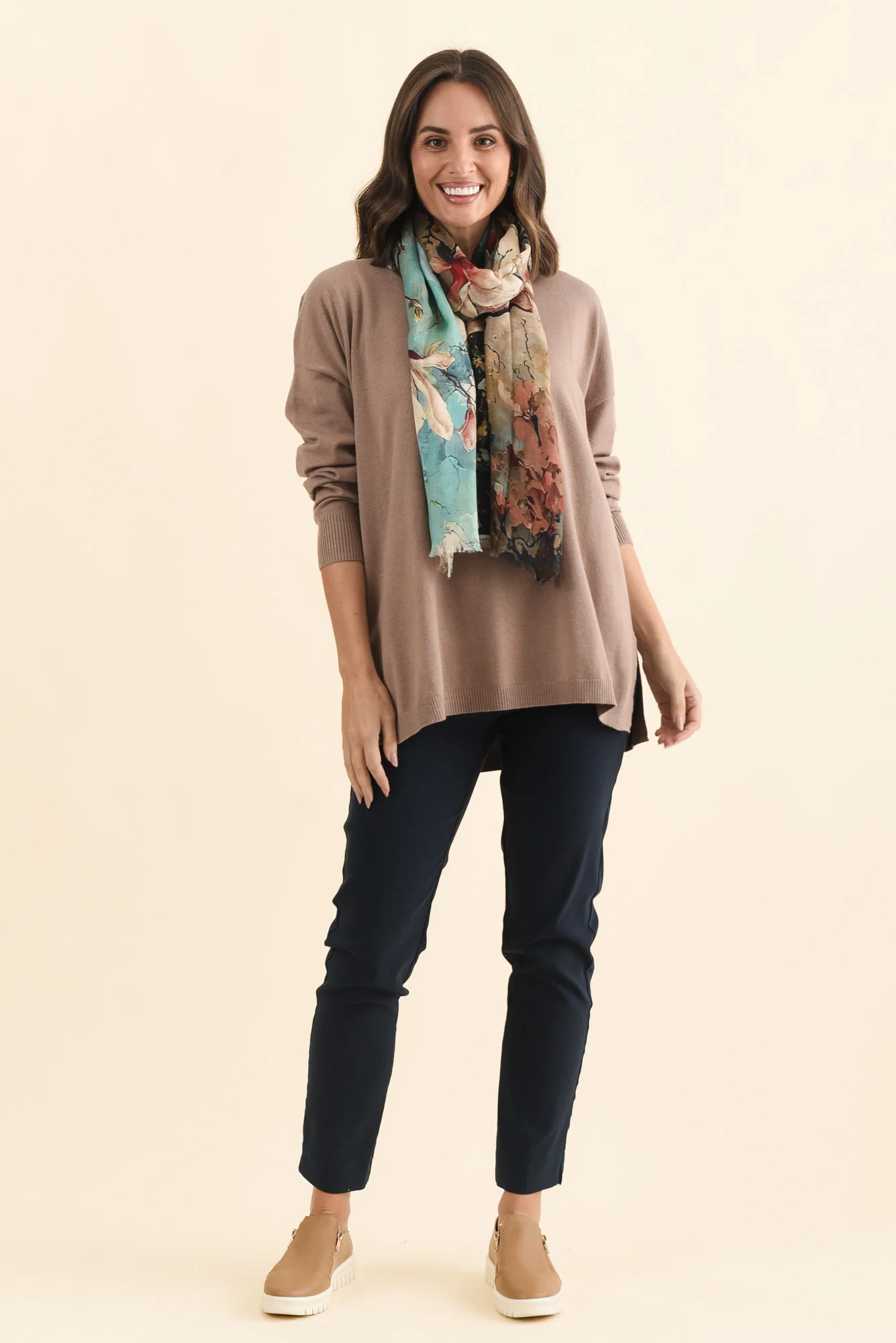 Tanner Mocha Knit Jumper - Image 3