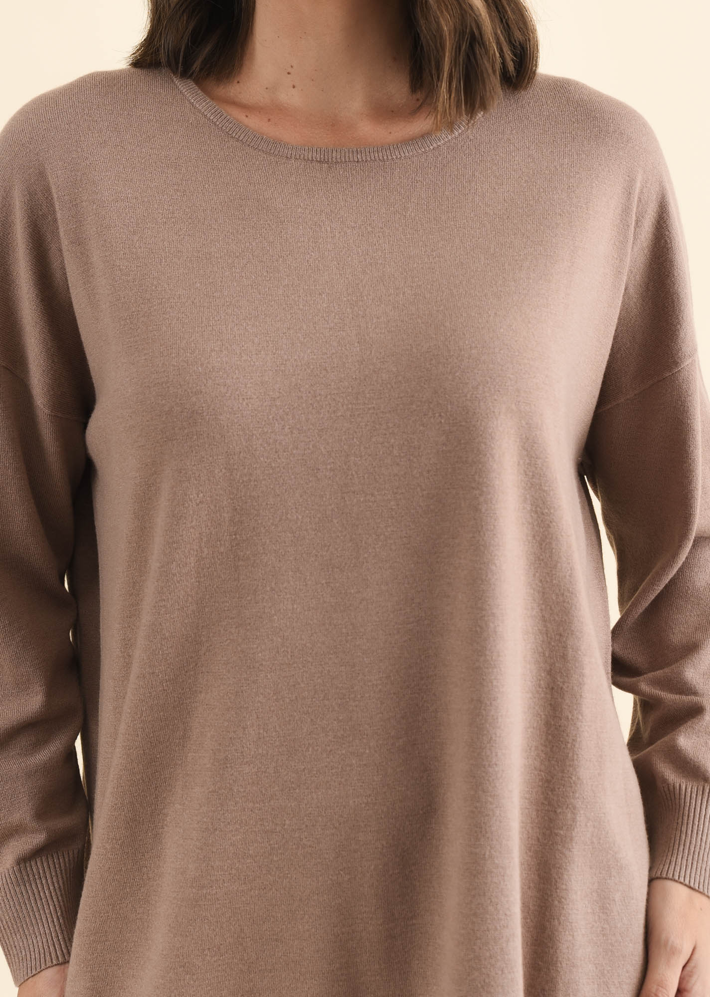 Tanner Mocha Knit Jumper - Image 6