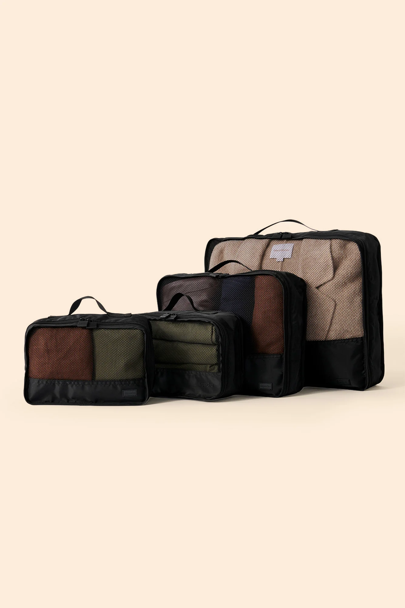 Tessa Black Packing Cube 4 Pack - Image 2