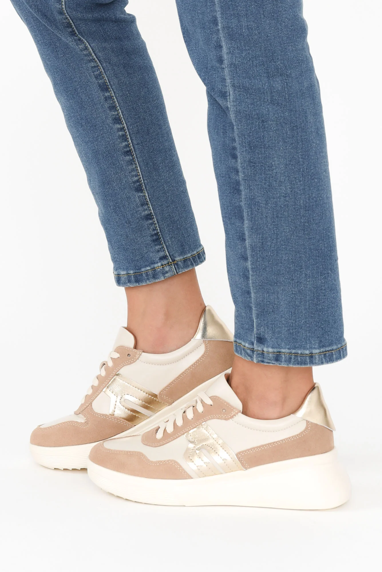 Thomas Mocha Leather Platform Sneaker - Image 6