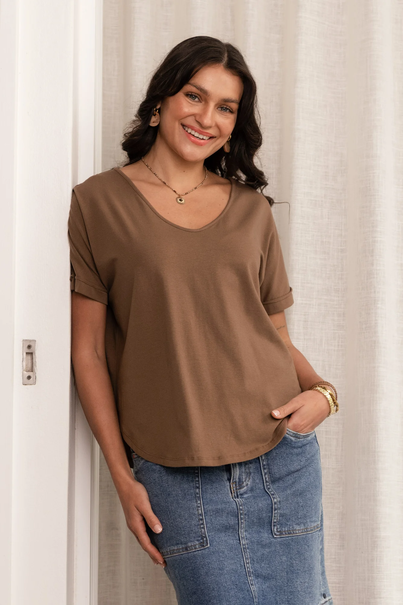 Toronto Chocolate Cotton Tee