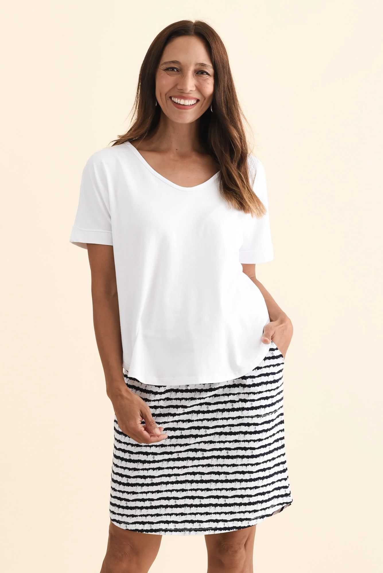Toronto White Cotton Tee - Image 2