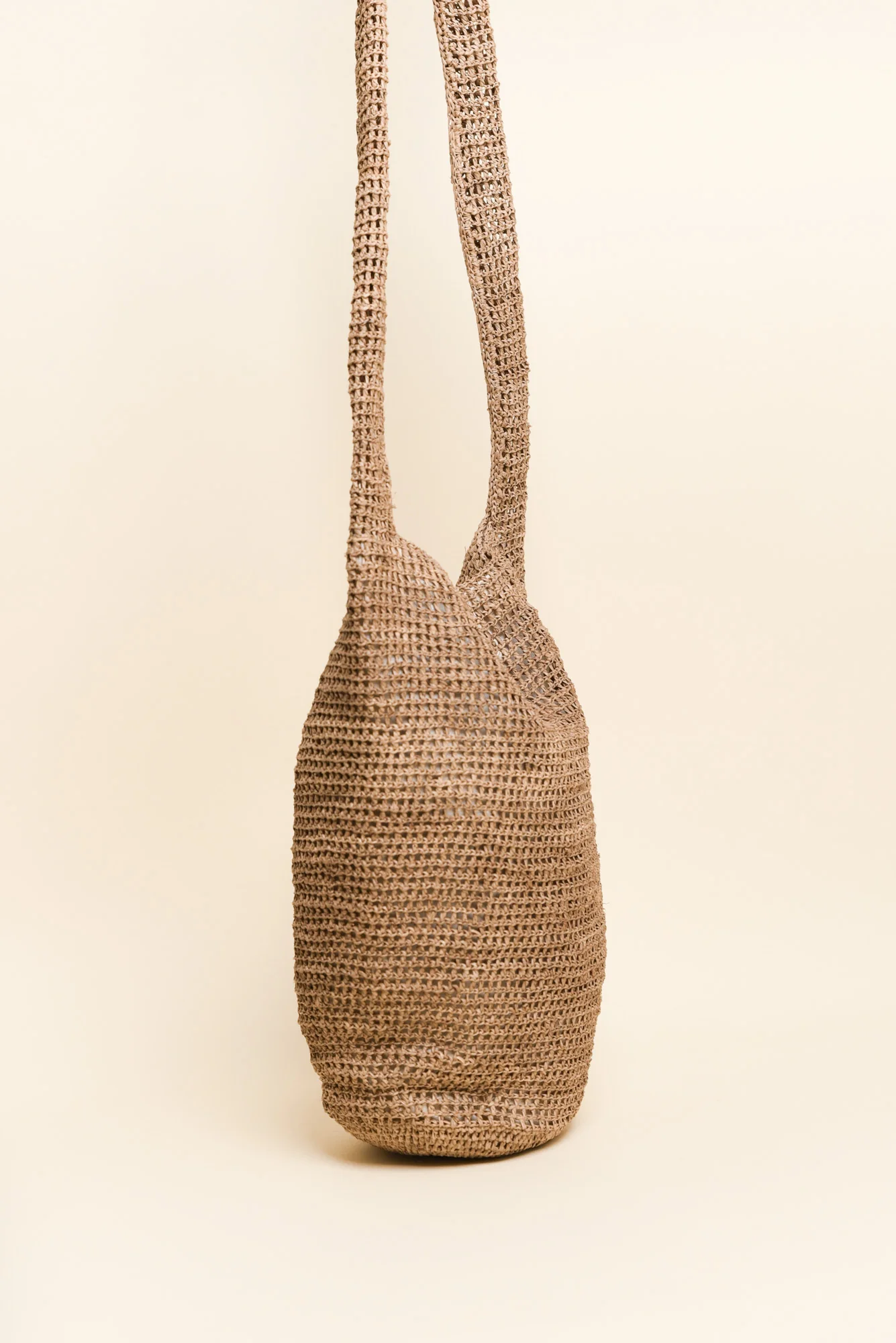 Vatania Tan Raffia Shoulder Bag - Image 2