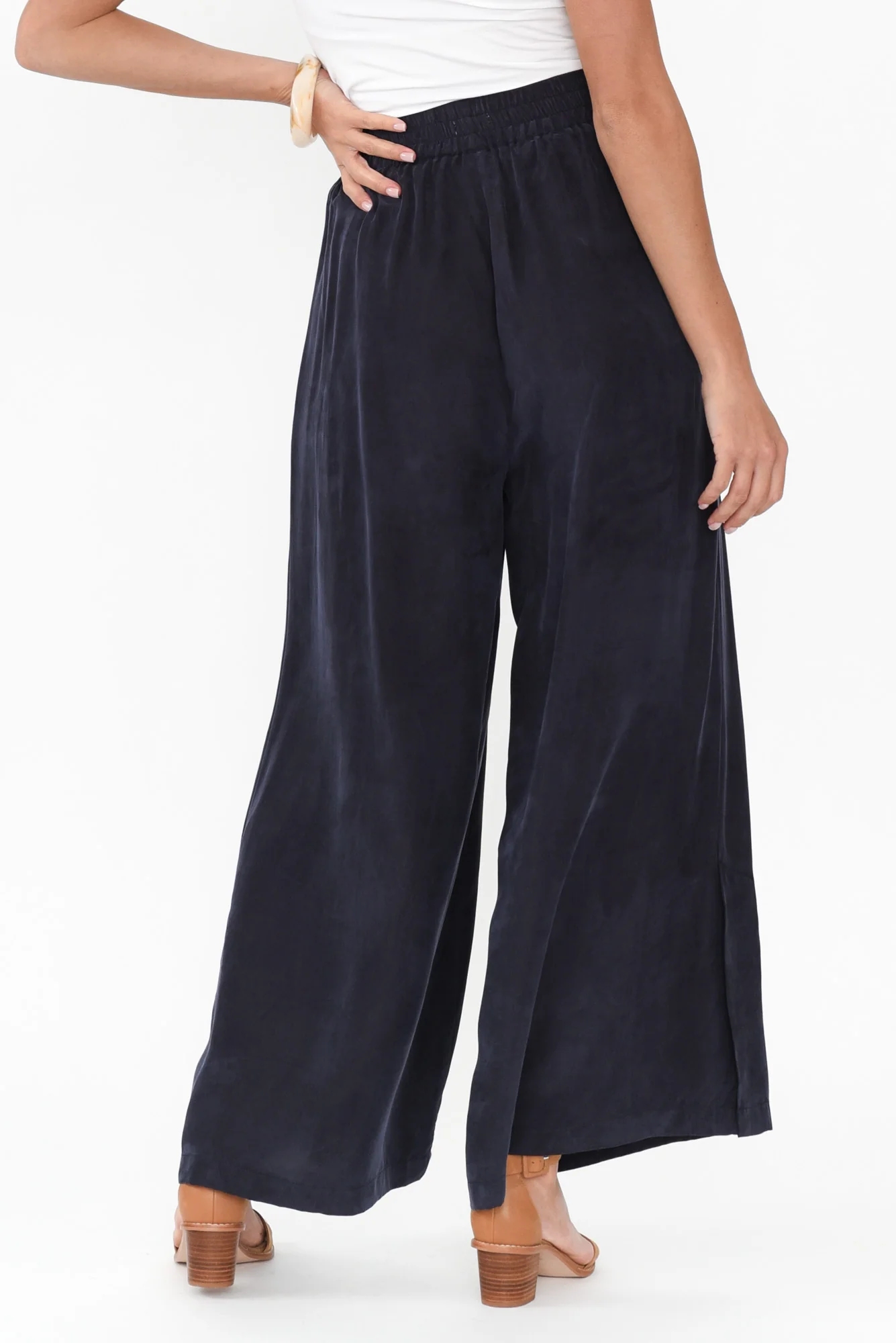 Vault Navy Cupro Pants - Image 5