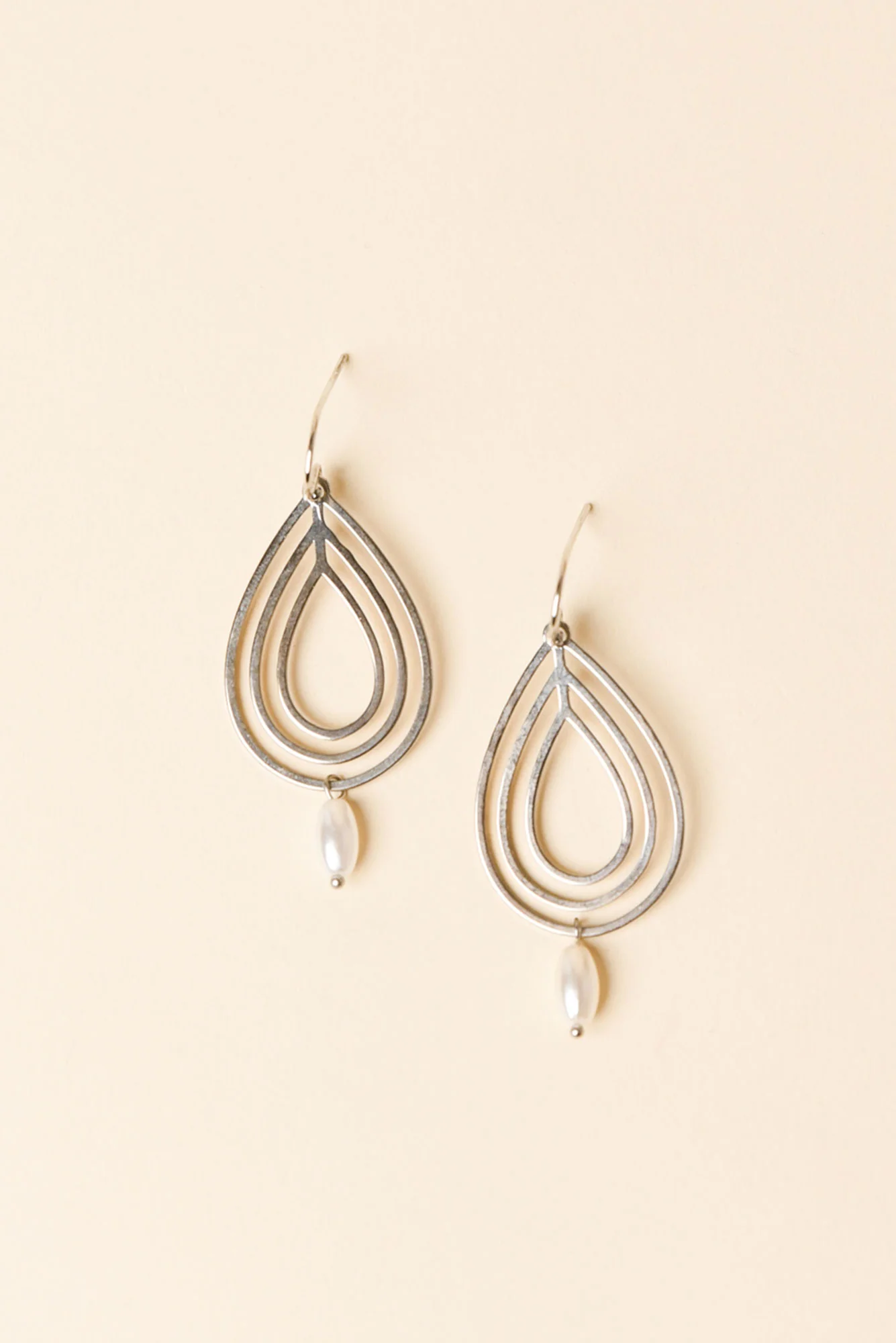 Verona Silver Teardrop Earrings