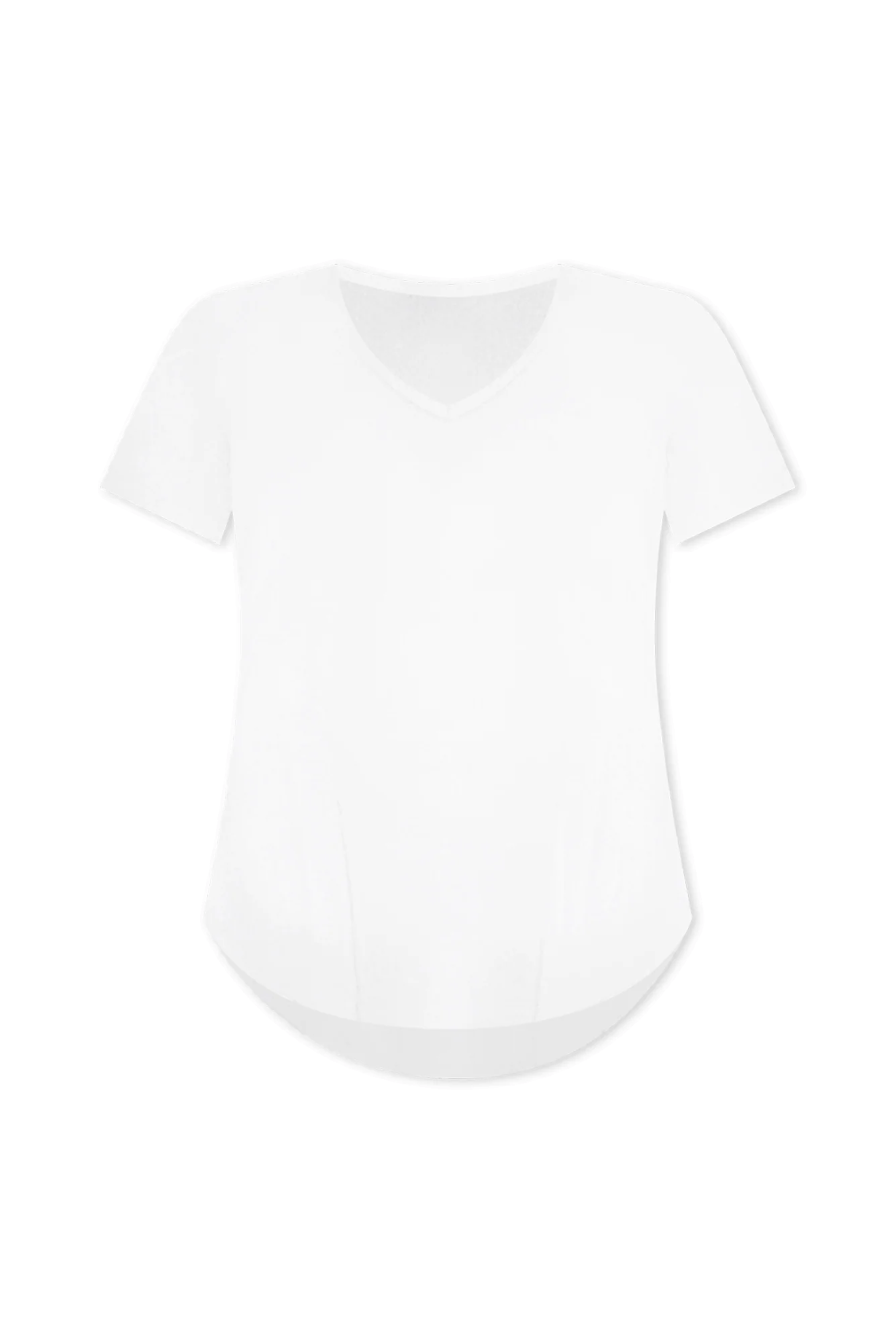 Veronica White Bamboo Tee - Image 7