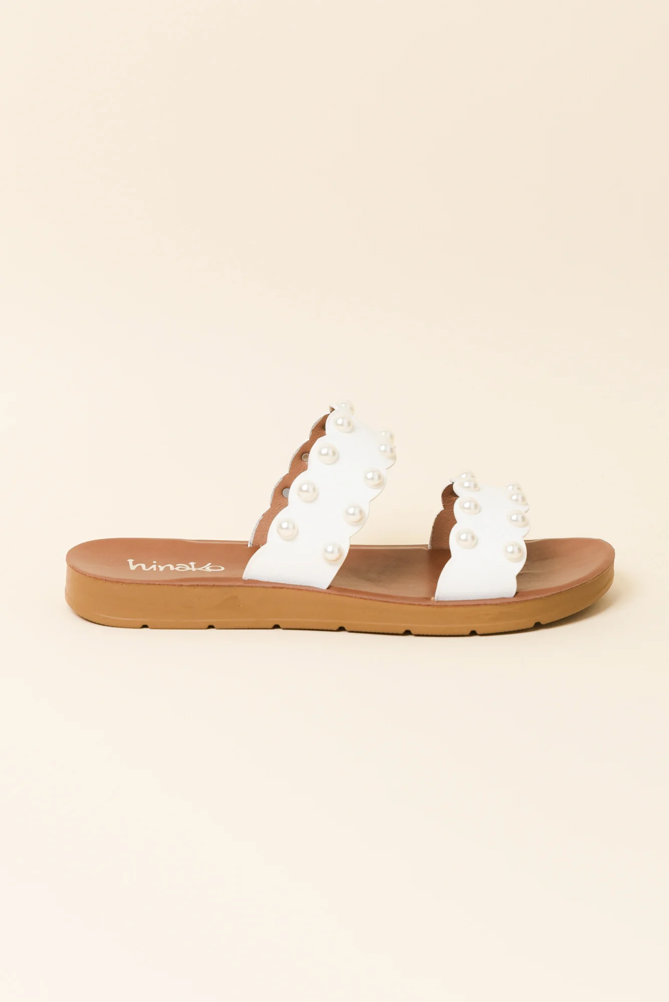Warner White Pearl Slide