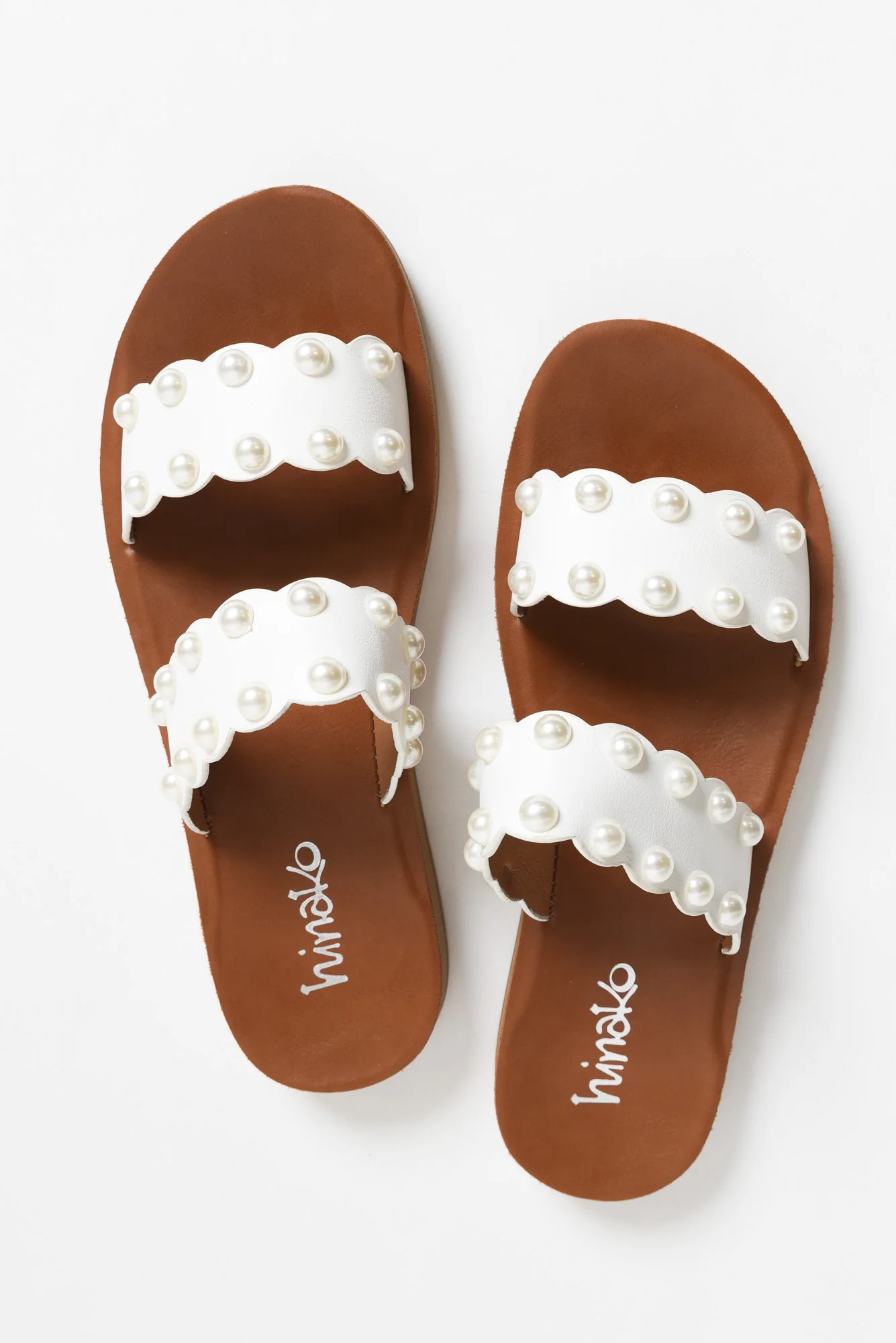 Warner White Pearl Slide - Image 4