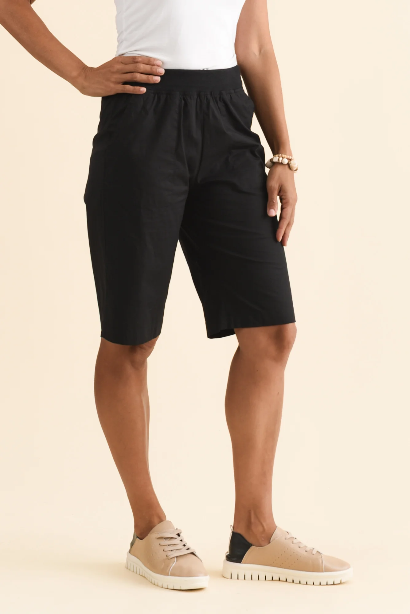 Wilson Black Cotton Shorts - Image 3