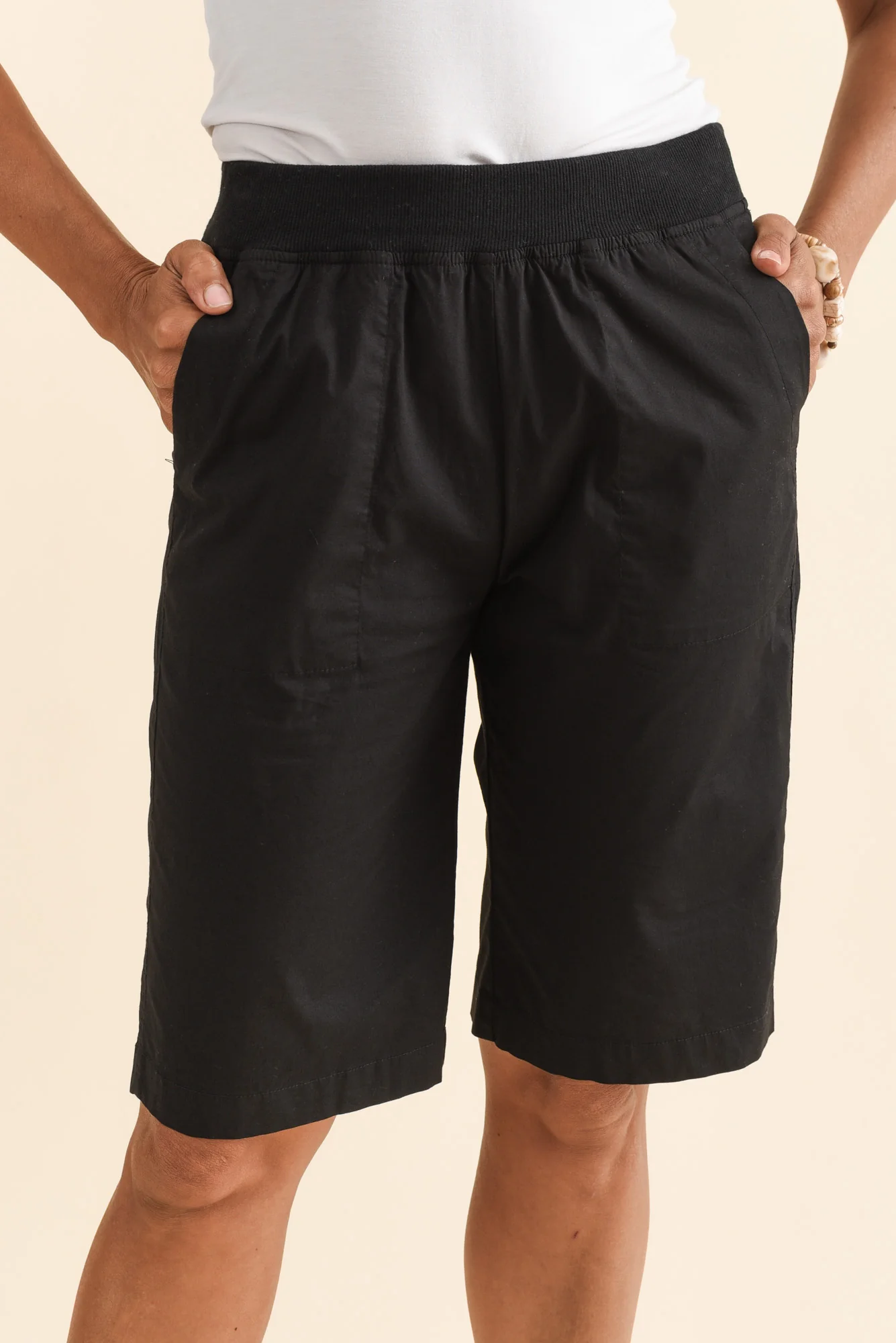Wilson Black Cotton Shorts - Image 5