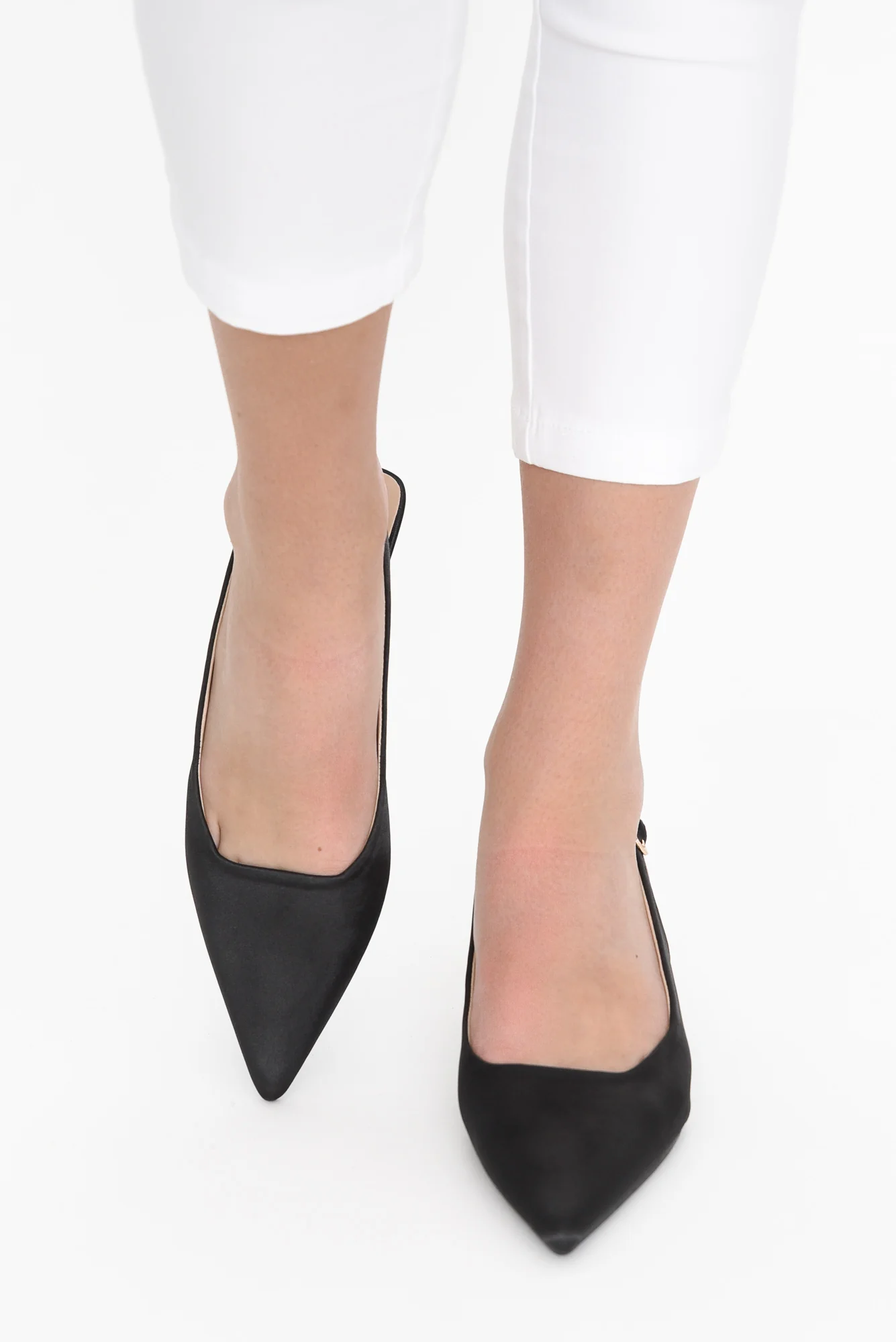 Wizz Black Slingback Heel - Image 5