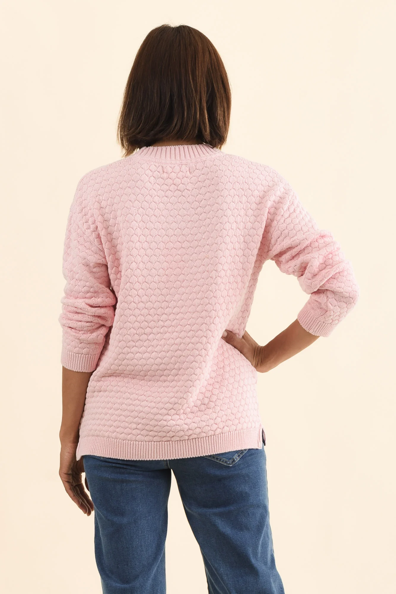 Yanny Blush Organic Cotton Knit Jumper - Image 5