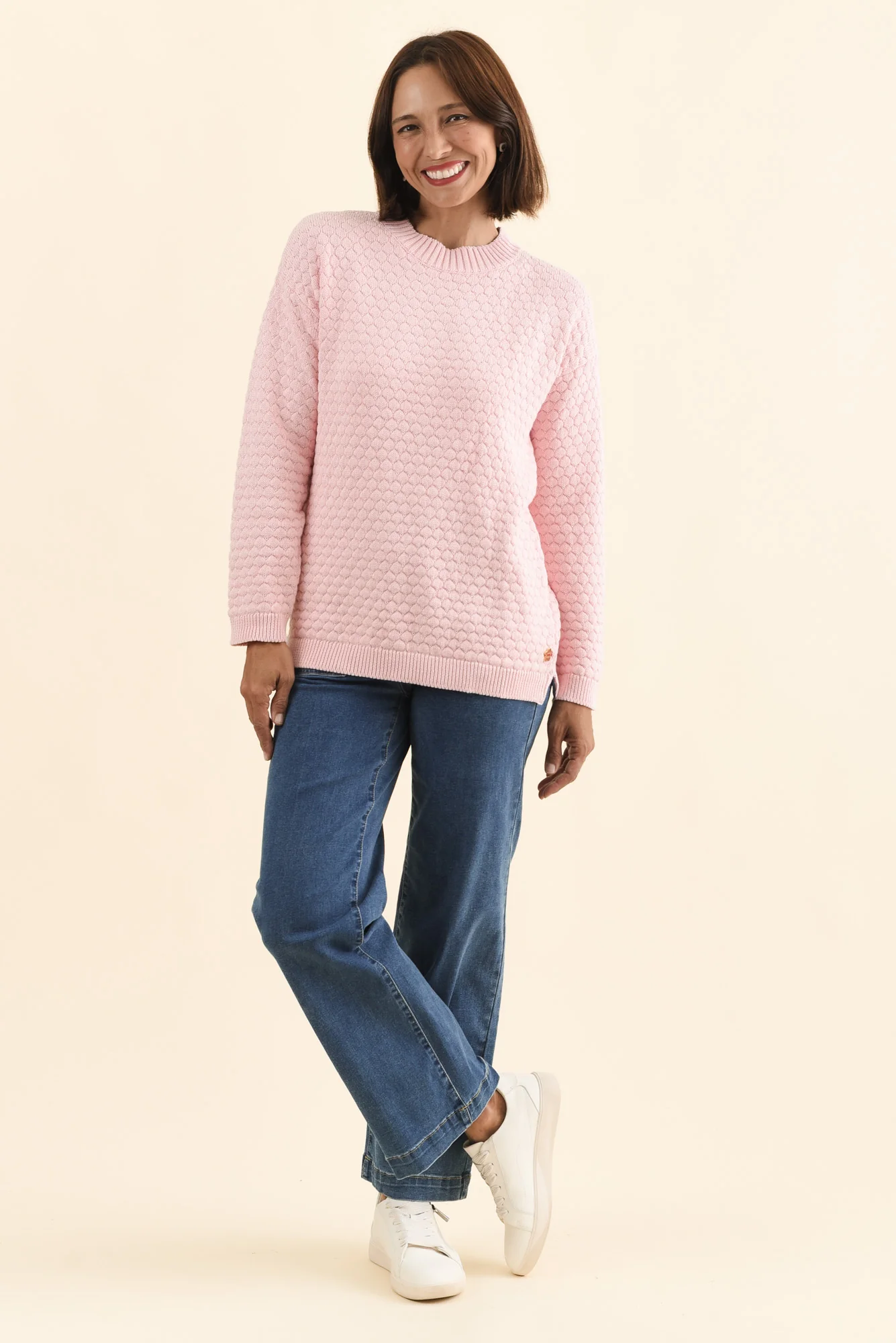 Yanny Blush Organic Cotton Knit Jumper - Image 7