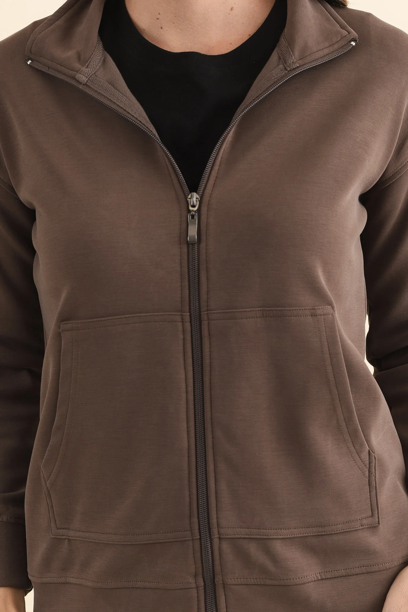 York Brown Zip Jacket - Image 5