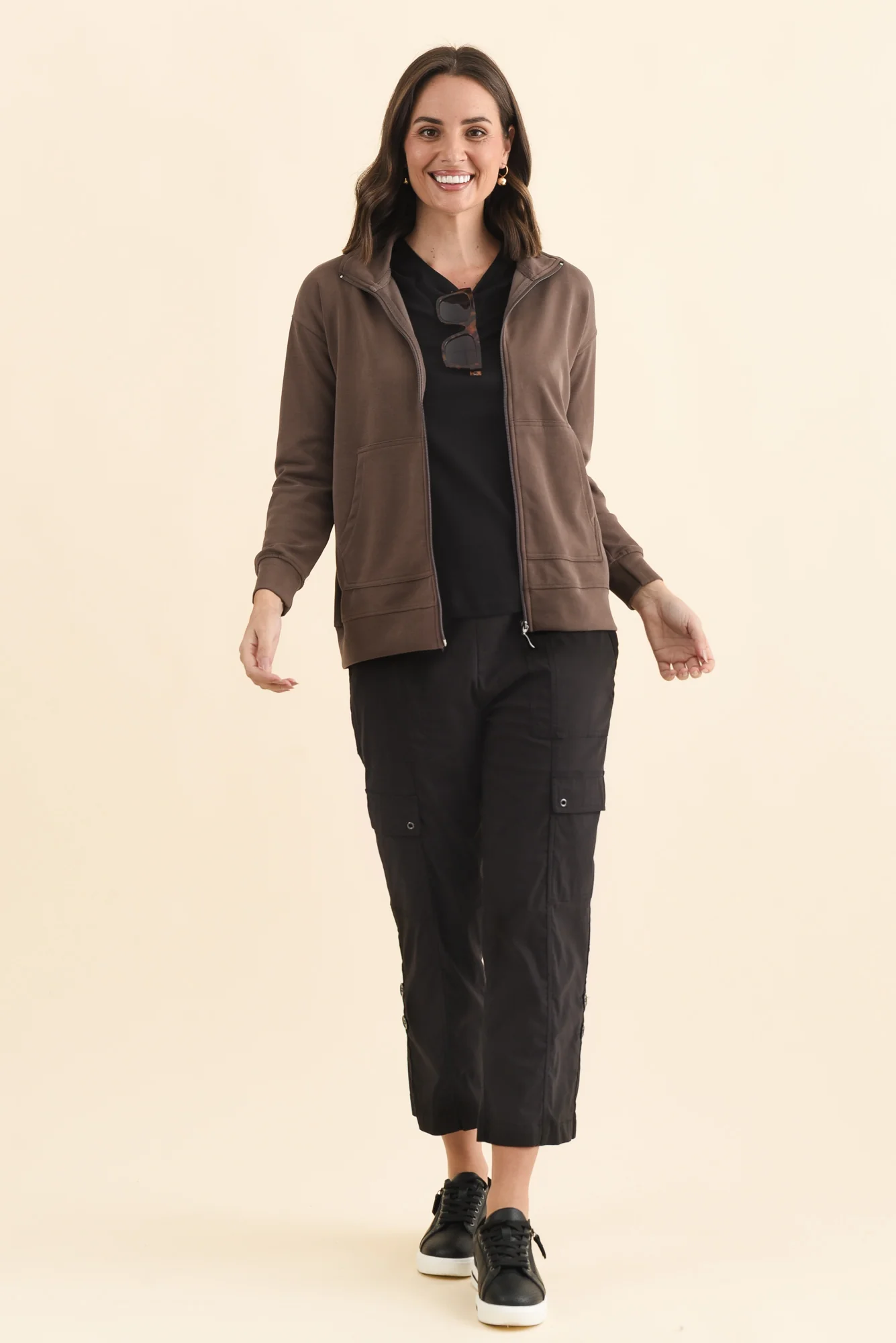 York Brown Zip Jacket - Image 6