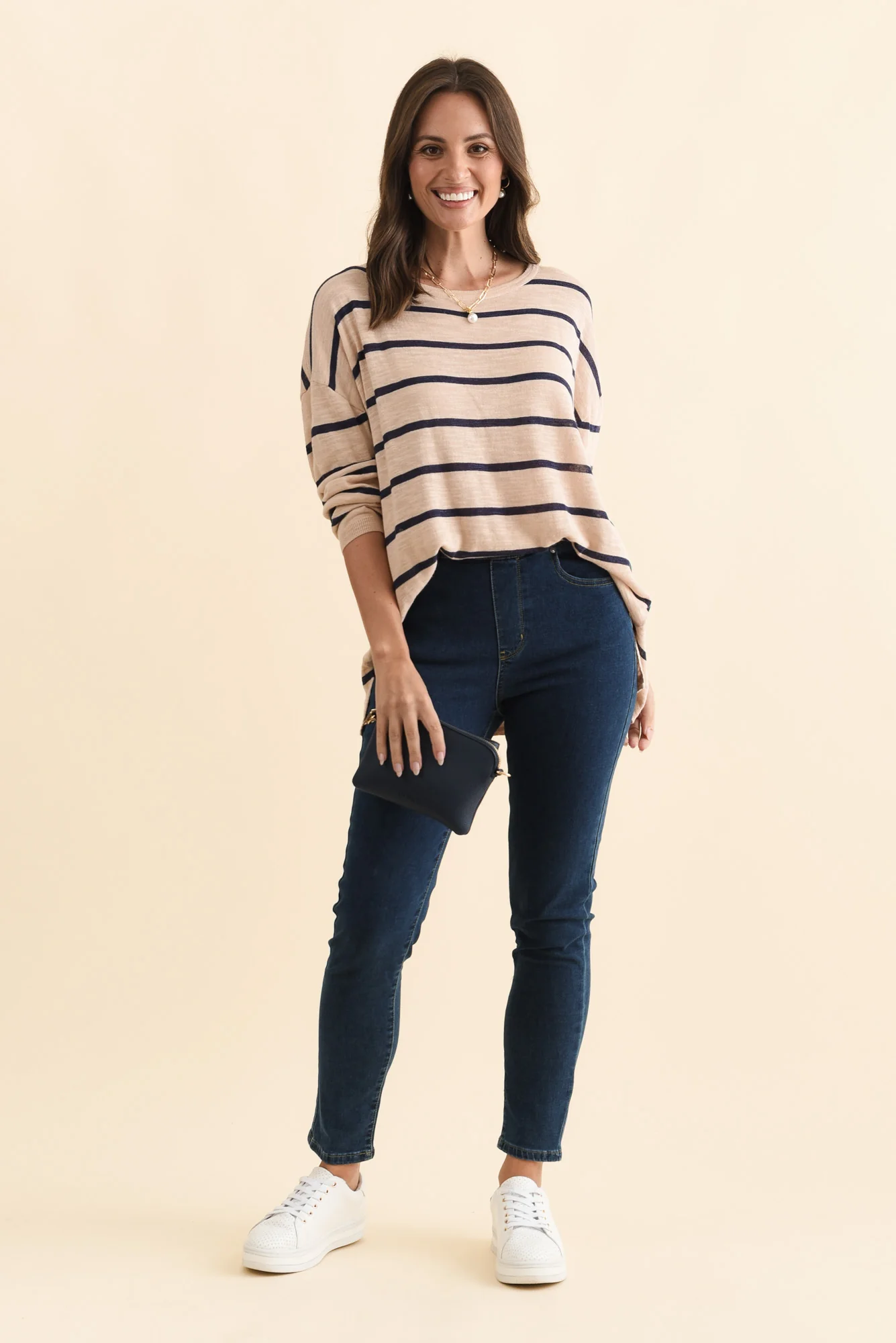 Zadie Dark Denim Stretch Jeans - Image 3
