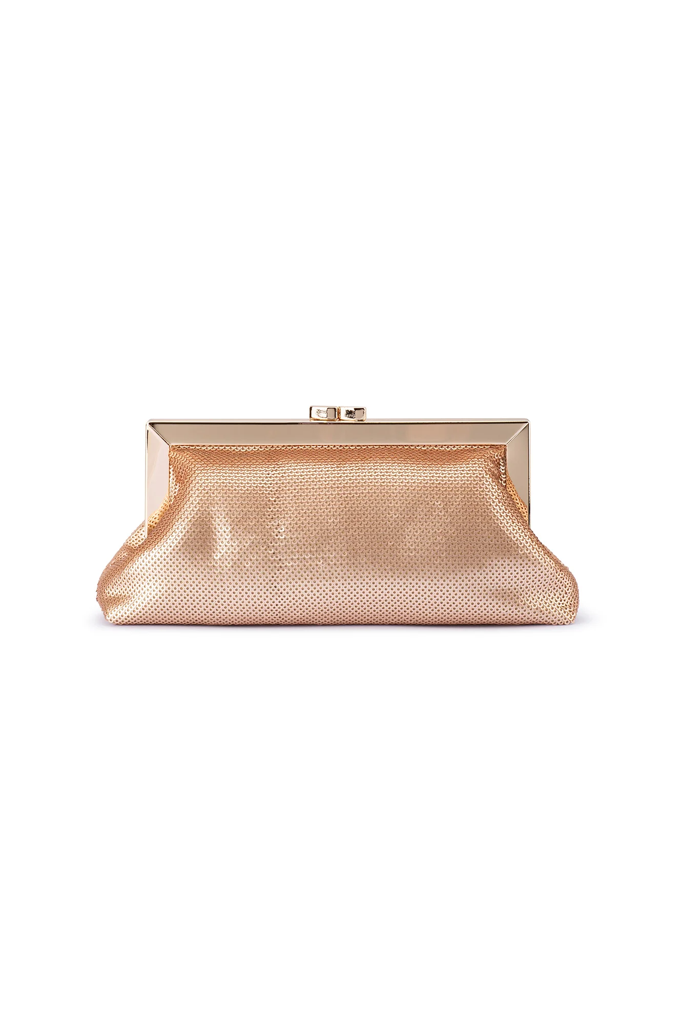 Zephyr Blush Sequin Clutch - Image 3