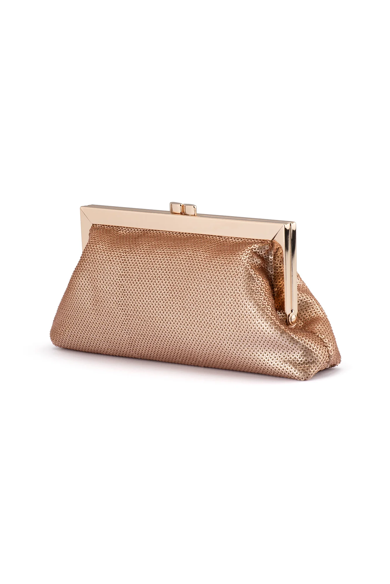 Zephyr Blush Sequin Clutch - Image 4