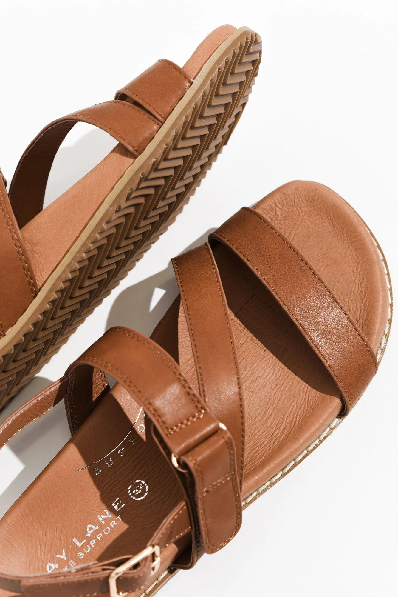 Zorba Tan Leather Sandal - Image 5